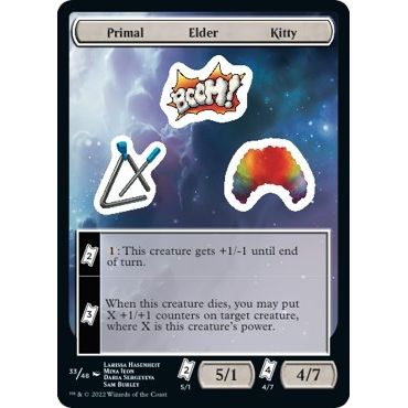 Image for Primal Elder Kitty (33) (UNF) - Magic: The Gathering
