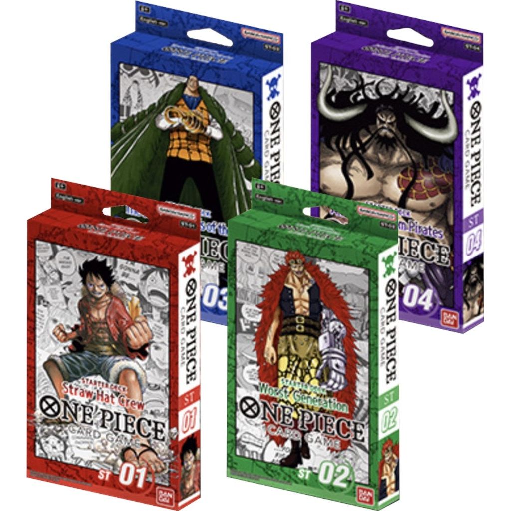 Image for Starter Decks 1-4 [Set of 4] - One Piece Card Game