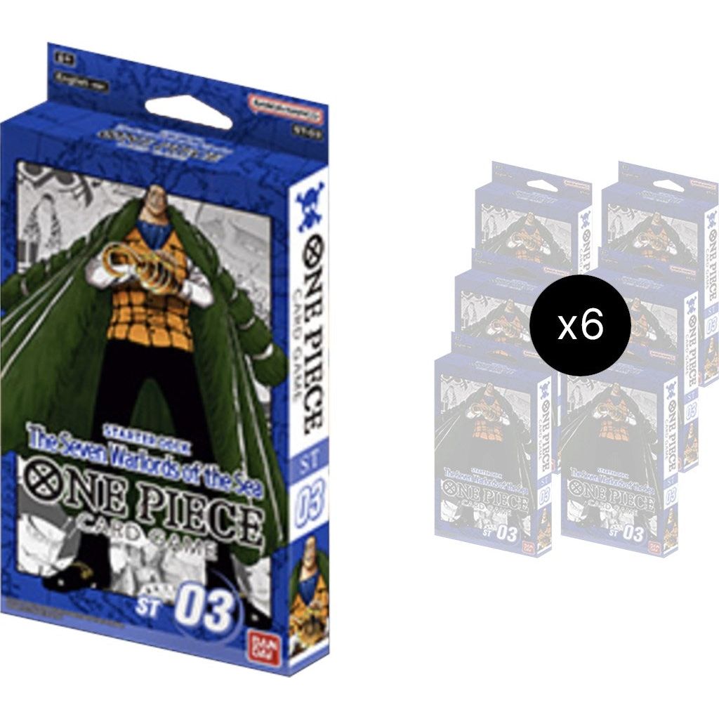Image for Starter Deck 3: The Seven Warlords of The Sea Display - One Piece Card Game