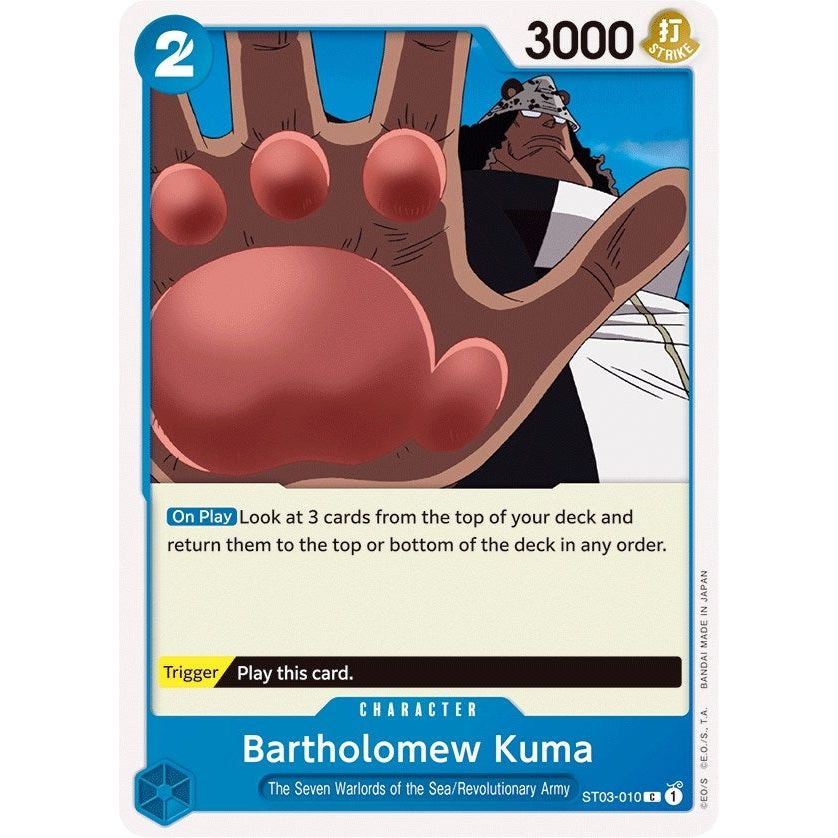 Image for Bartholomew Kuma (ST03-010) (ST-03) - One Piece Card Game