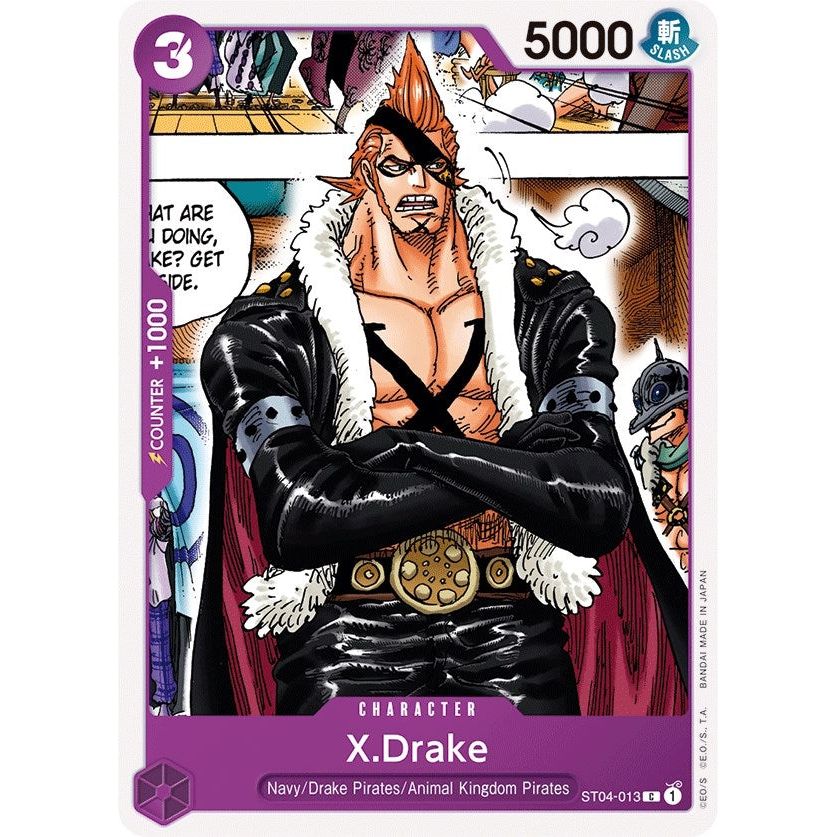 Image for X.Drake (ST04-013) (ST-04) - One Piece Card Game