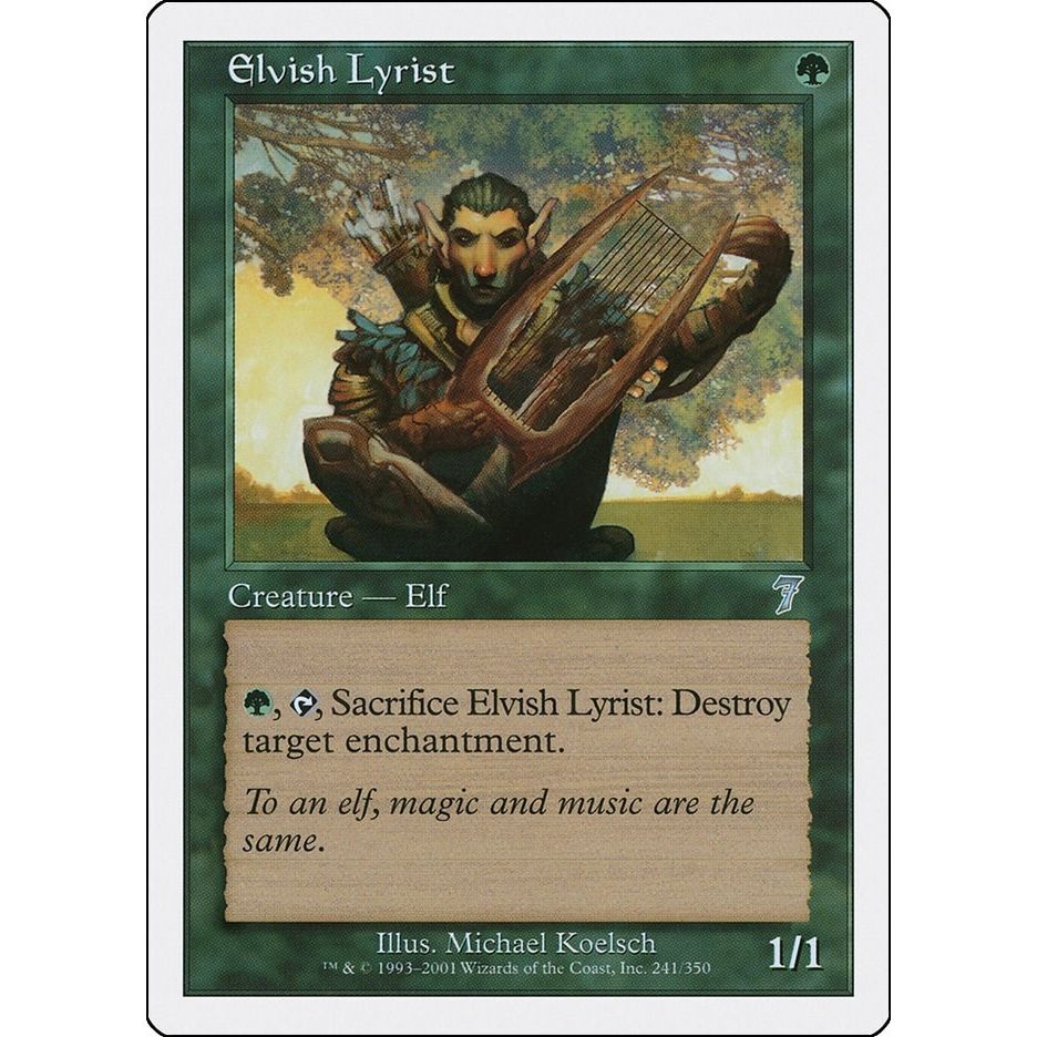 Image for Elvish Lyrist (241) (7ED) - Magic: The Gathering