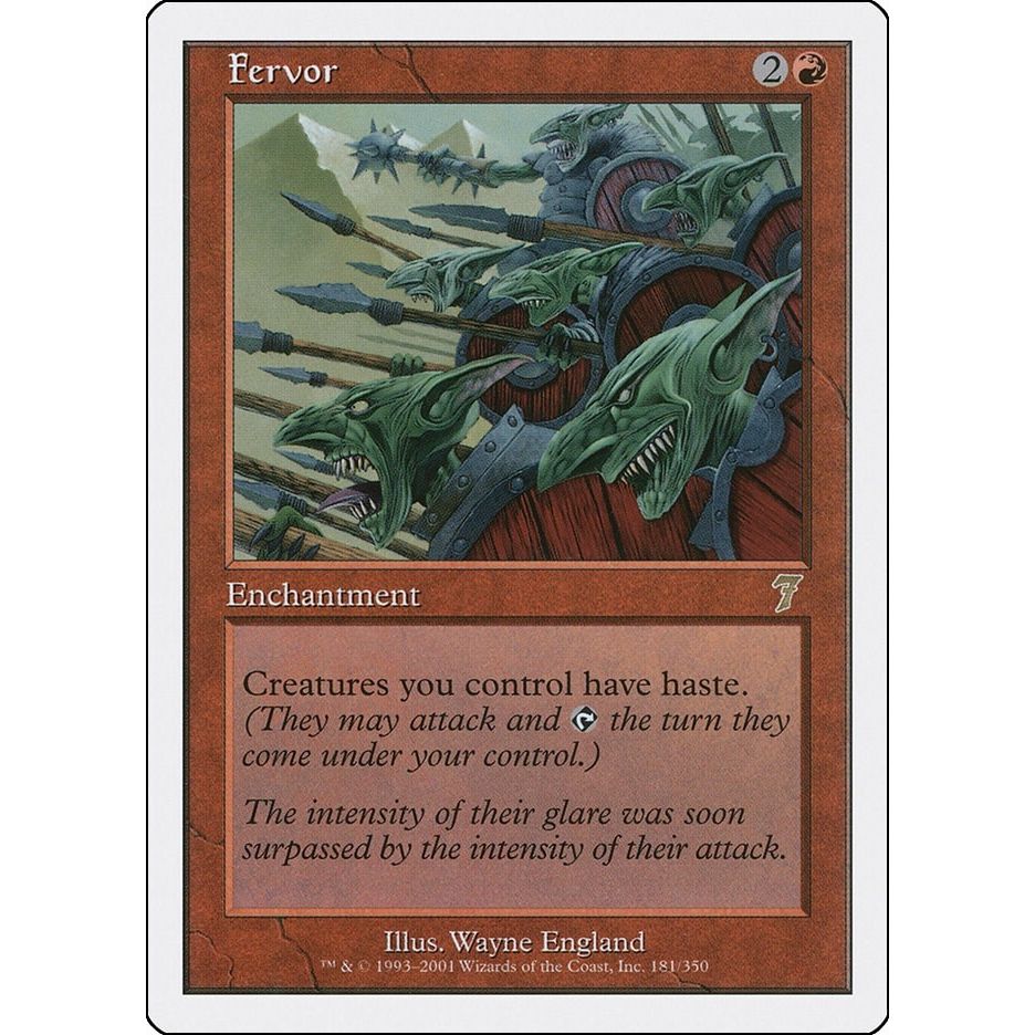 Image for Fervor (181) (7ED) - Magic: The Gathering