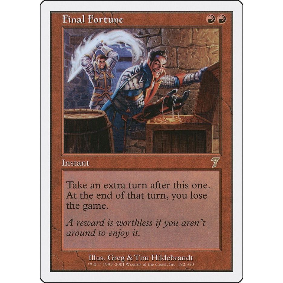 Image for Final Fortune (182) (7ED) - Magic: The Gathering