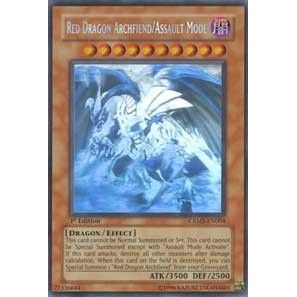 Image for Red Dragon Archfiend/Assault Mode (Ghost Rare) (CRMS-EN004) (CRMS) - YuGiOh