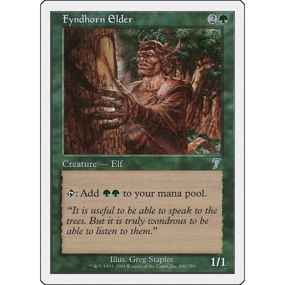 Image for Fyndhorn Elder (246) (7ED) - Magic: The Gathering