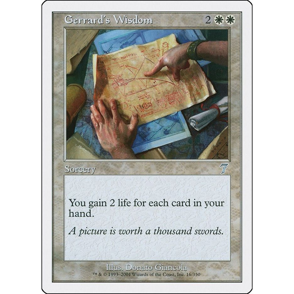 Image for Gerrard's Wisdom (16) (7ED) - Magic: The Gathering