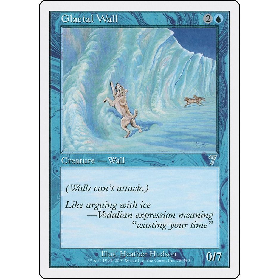 Image for Glacial Wall (78) (7ED) - Magic: The Gathering