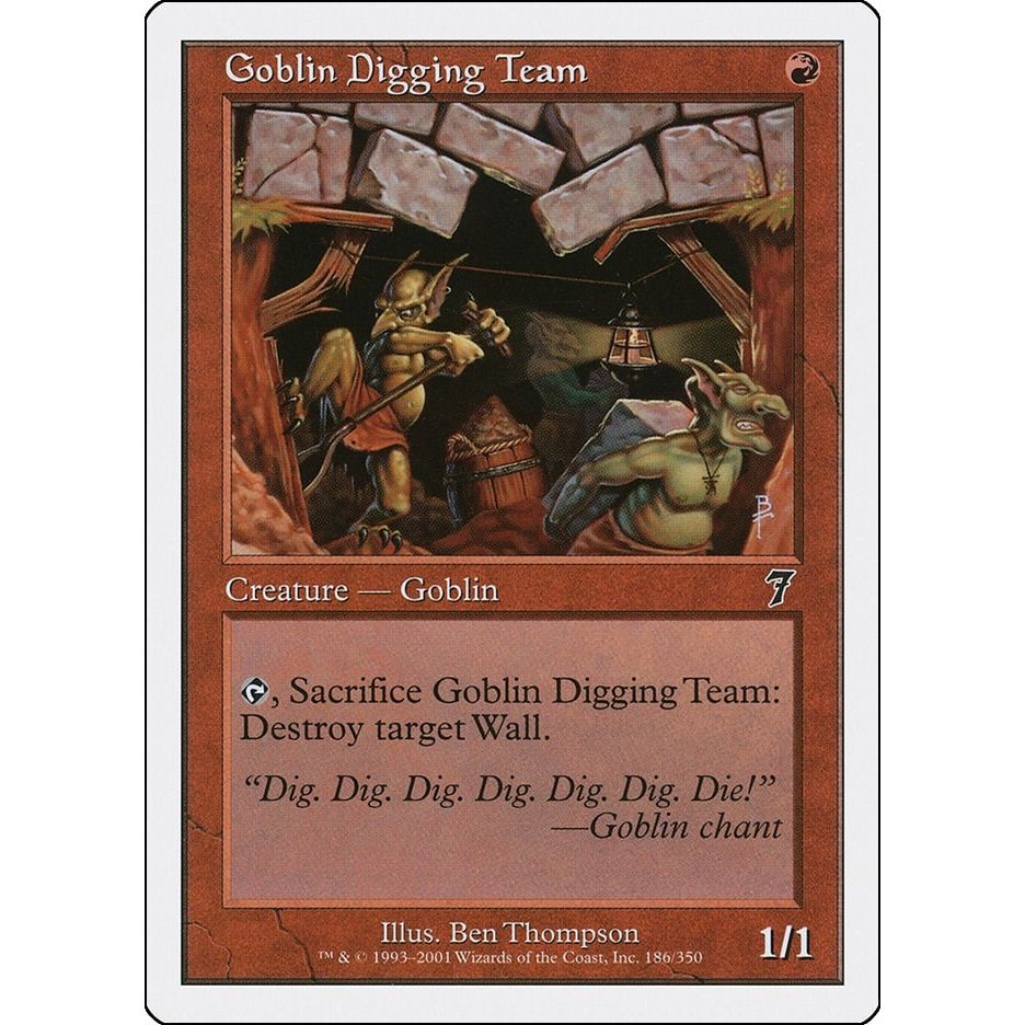 Image for Goblin Digging Team (186) (7ED) - Magic: The Gathering