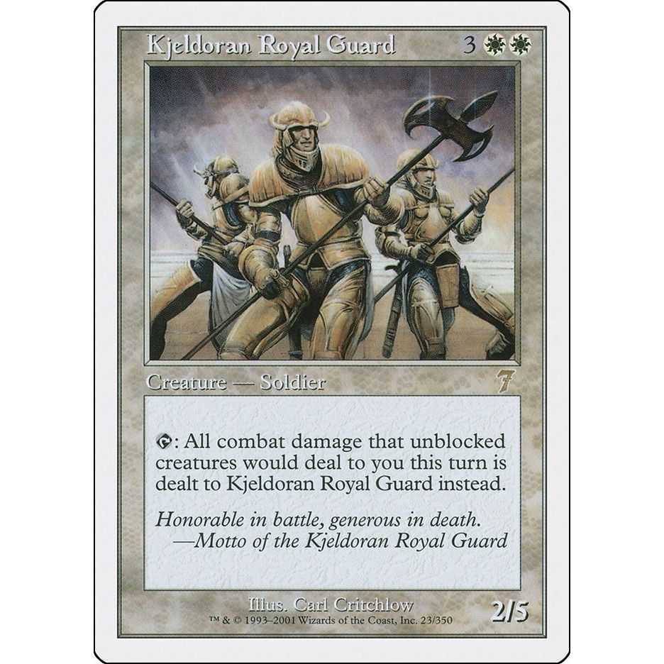 Image for Kjeldoran Royal Guard (23) (7ED) - Magic: The Gathering