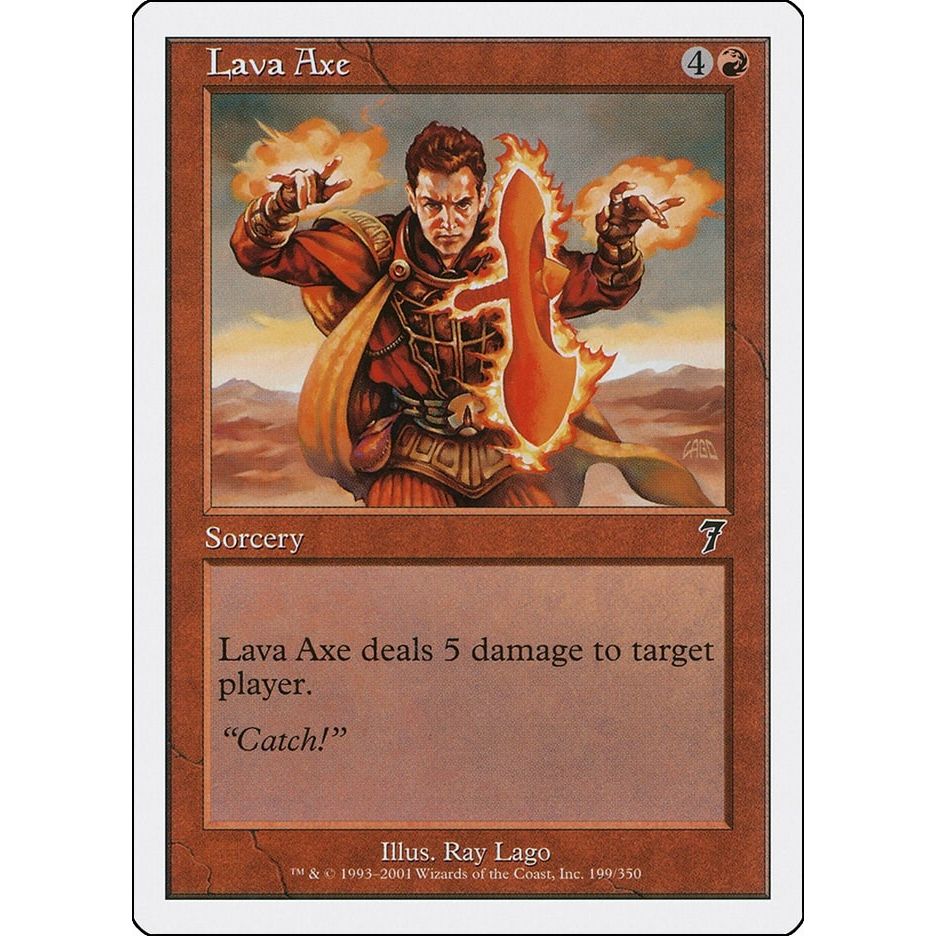 Image for Lava Axe (199) (7ED) - Magic: The Gathering