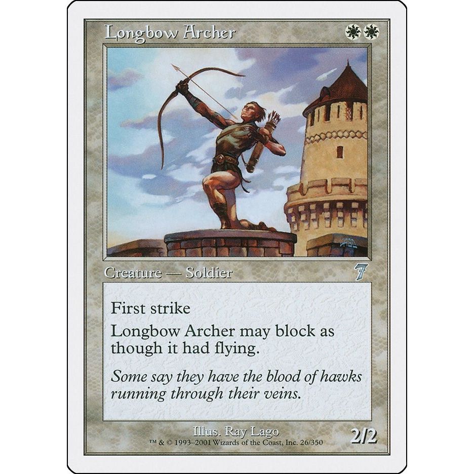 Image for Longbow Archer (26) (7ED) - Magic: The Gathering
