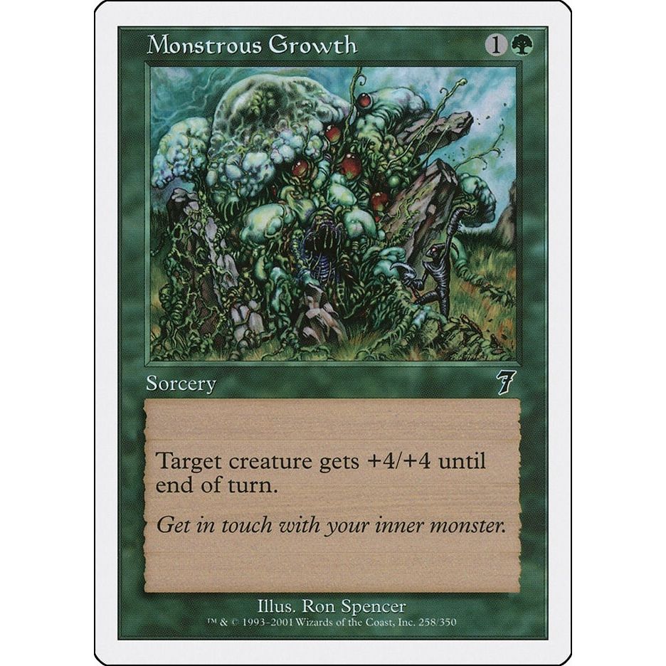 Image for Monstrous Growth (258) (7ED) - Magic: The Gathering