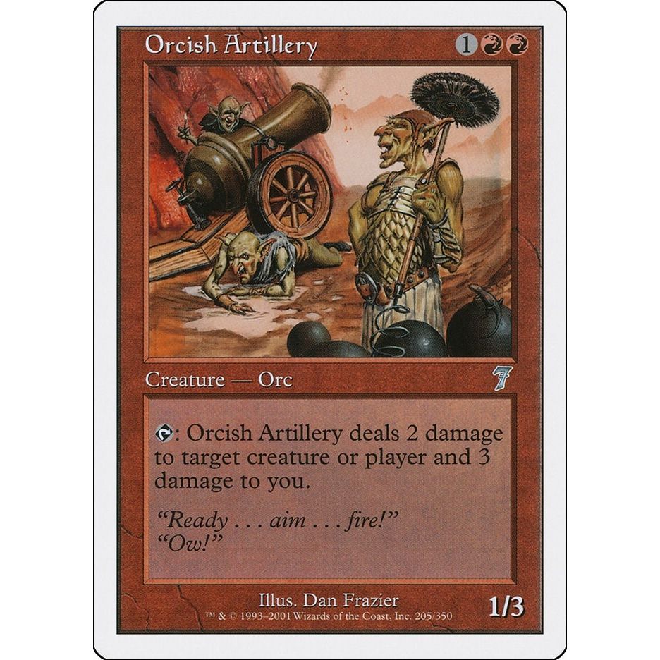 Image for Orcish Artillery (205) (7ED) - Magic: The Gathering