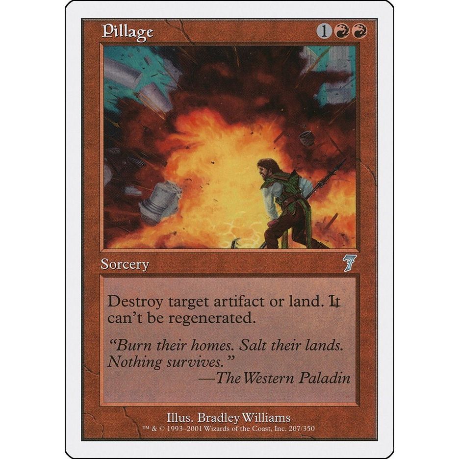 Image for Pillage (207) (7ED) - Magic: The Gathering