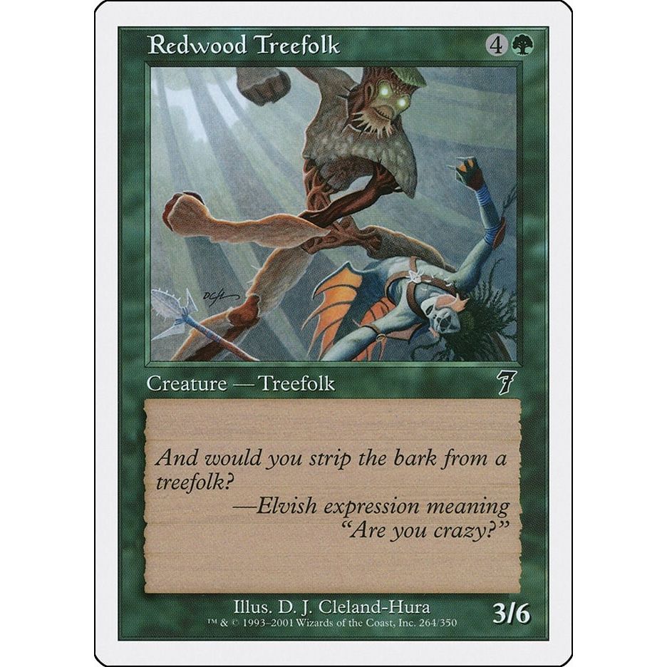 Image for Redwood Treefolk (264) (7ED) - Magic: The Gathering