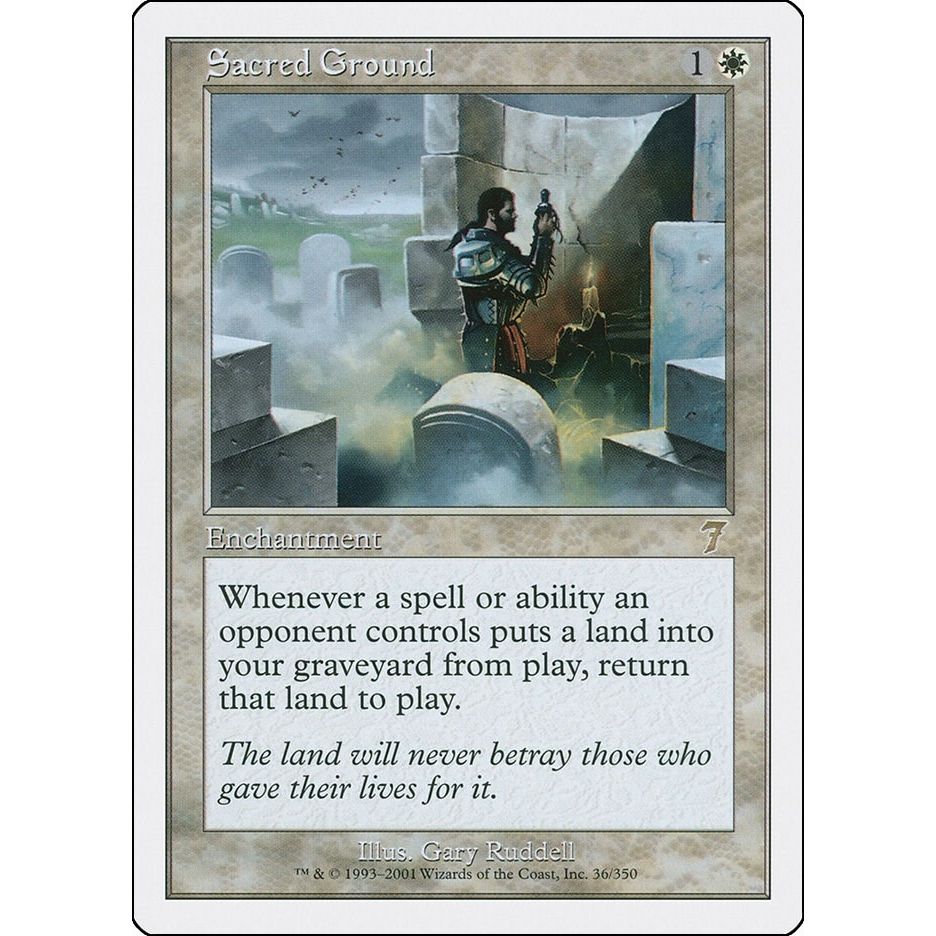 Image for Sacred Ground (36) (7ED) - Magic: The Gathering