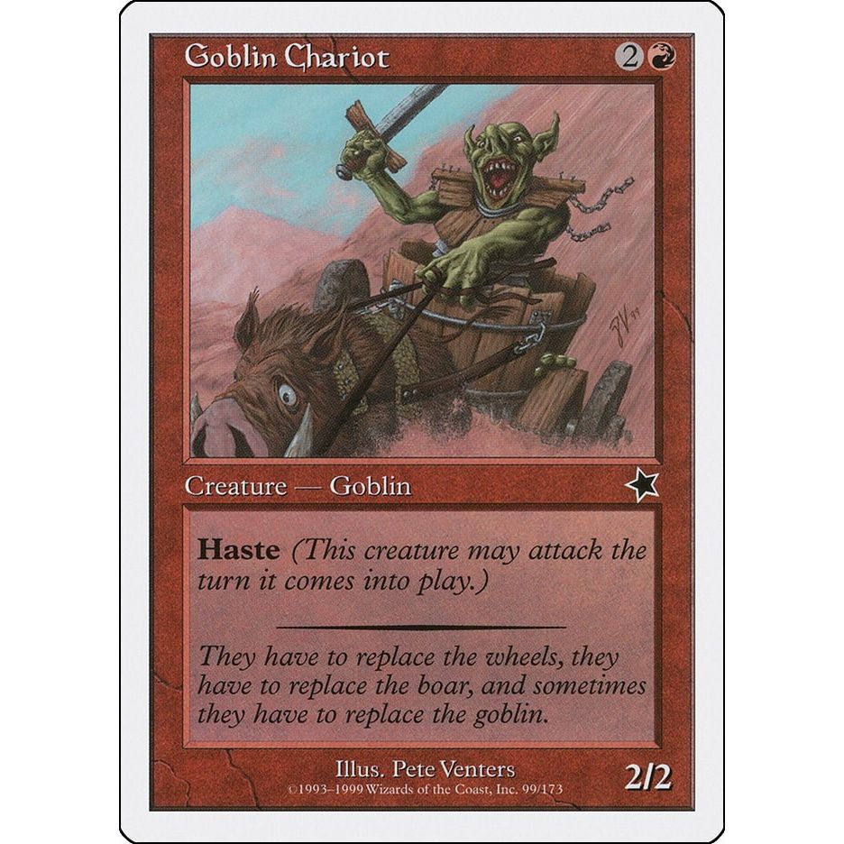 Image for Goblin Chariot (99) (S99) - Magic: The Gathering