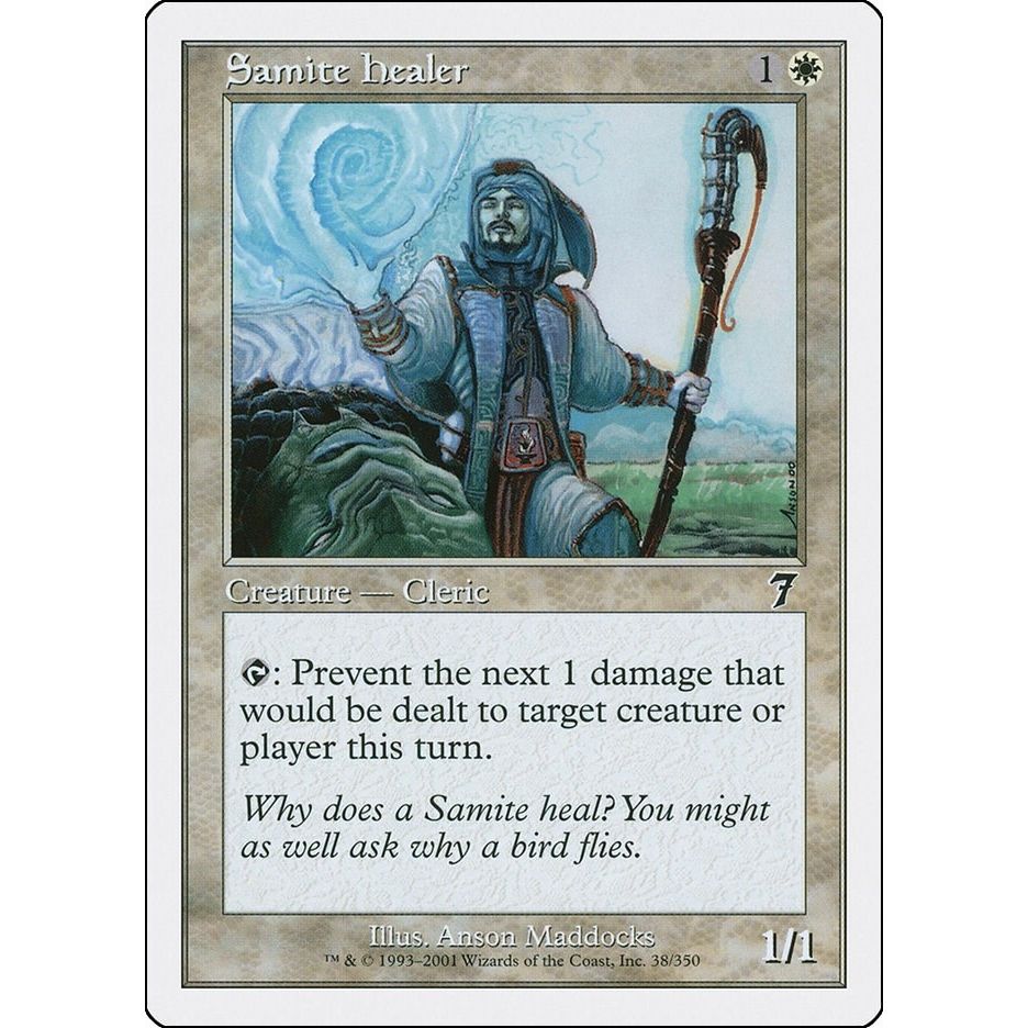Image for Samite Healer (38) (7ED) - Magic: The Gathering