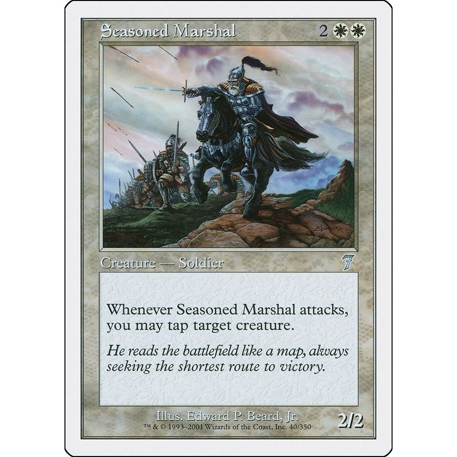 Image for Seasoned Marshal (40) (7ED) - Magic: The Gathering
