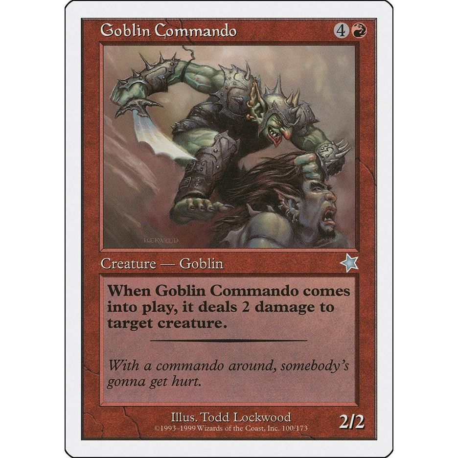 Image for Goblin Commando (100) (S99) - Magic: The Gathering
