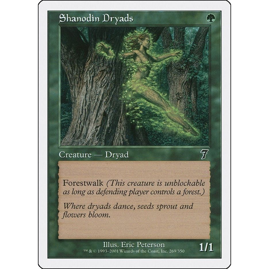 Image for Shanodin Dryads (269) (7ED) - Magic: The Gathering