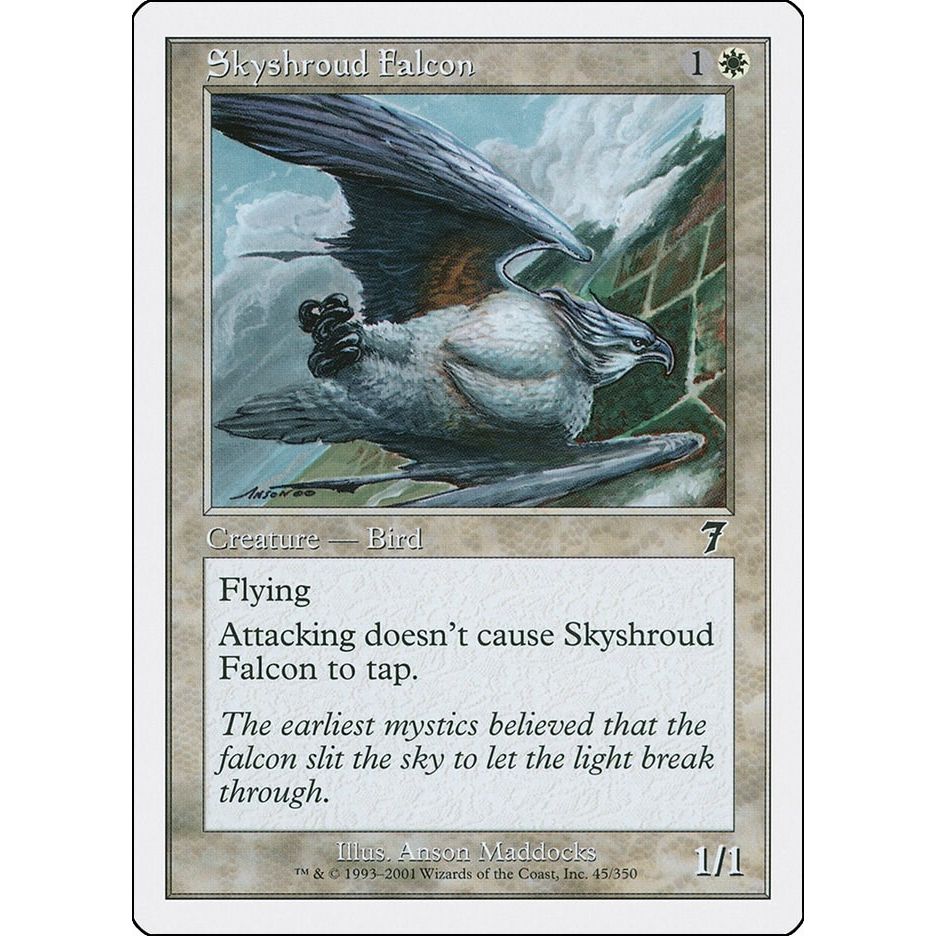 Image for Skyshroud Falcon (45) (7ED) - Magic: The Gathering