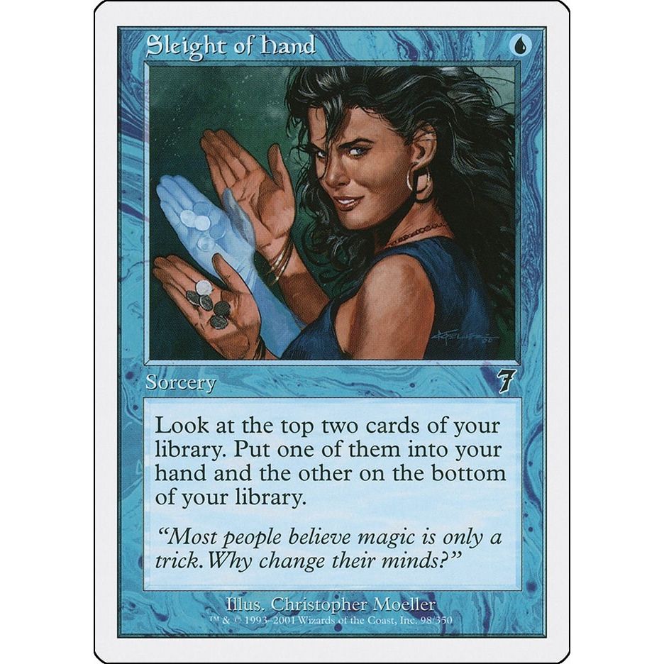 Image for Sleight of Hand (98) (7ED) - Magic: The Gathering