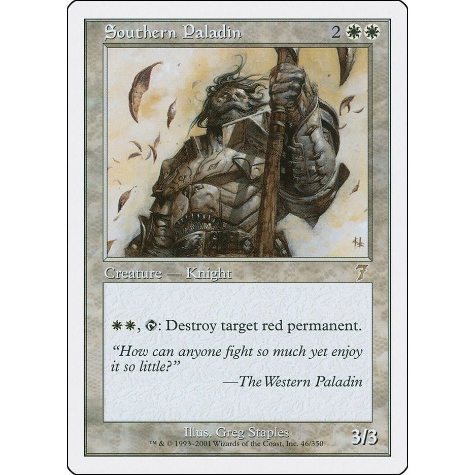 Image for Southern Paladin (46) (7ED) - Magic: The Gathering