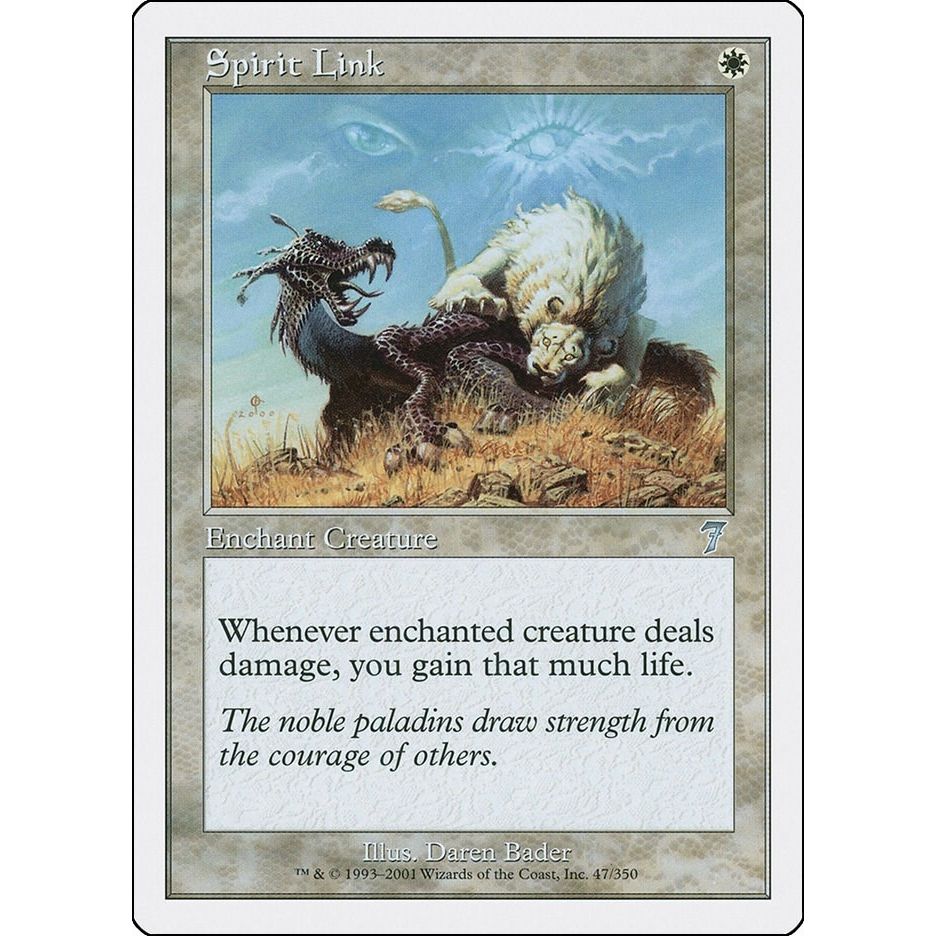 Image for Spirit Link (47) (7ED) - Magic: The Gathering