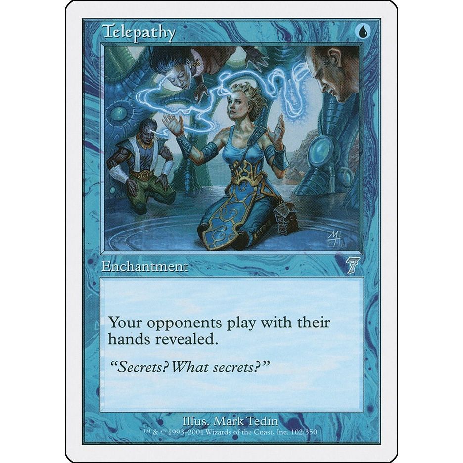 Image for Telepathy (102) (7ED) - Magic: The Gathering