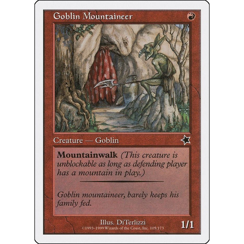 Image for Goblin Mountaineer (105) (S99) - Magic: The Gathering