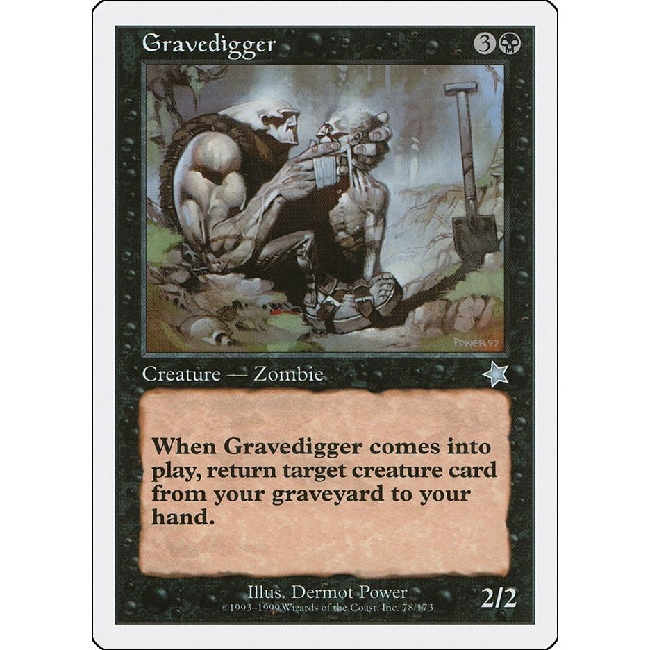 Image for Gravedigger (78) (S99) - Magic: The Gathering