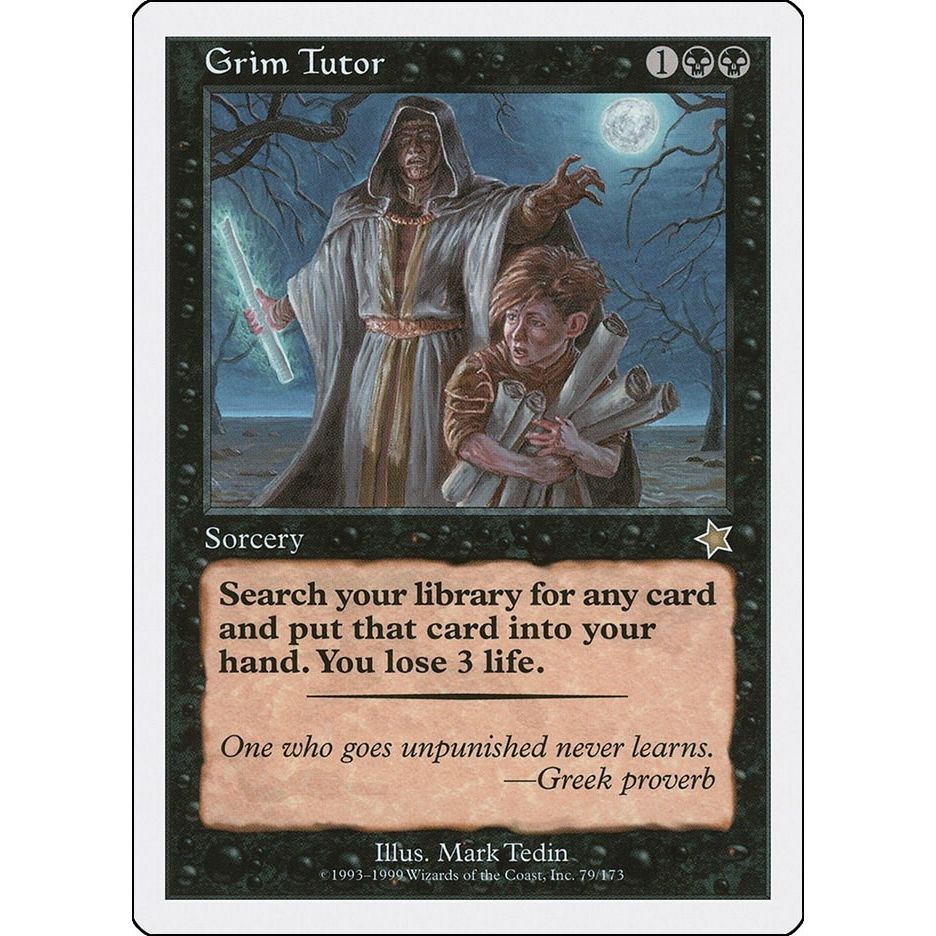 Image for Grim Tutor (79) (S99) - Magic: The Gathering