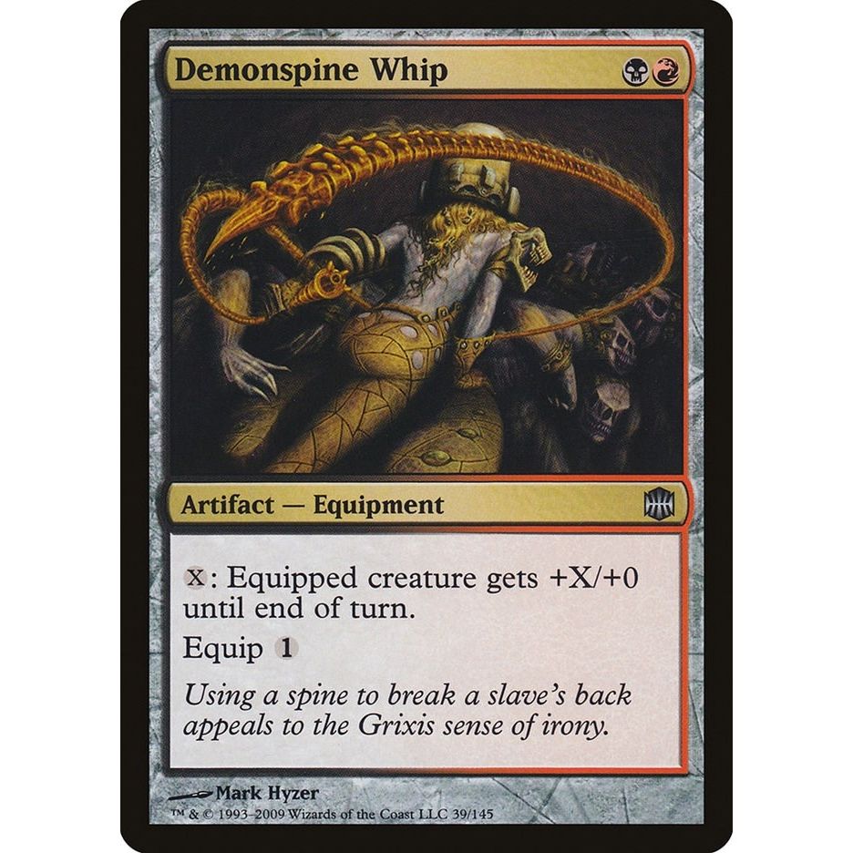 Image for Demonspine Whip (39) (ARB) - Magic: The Gathering