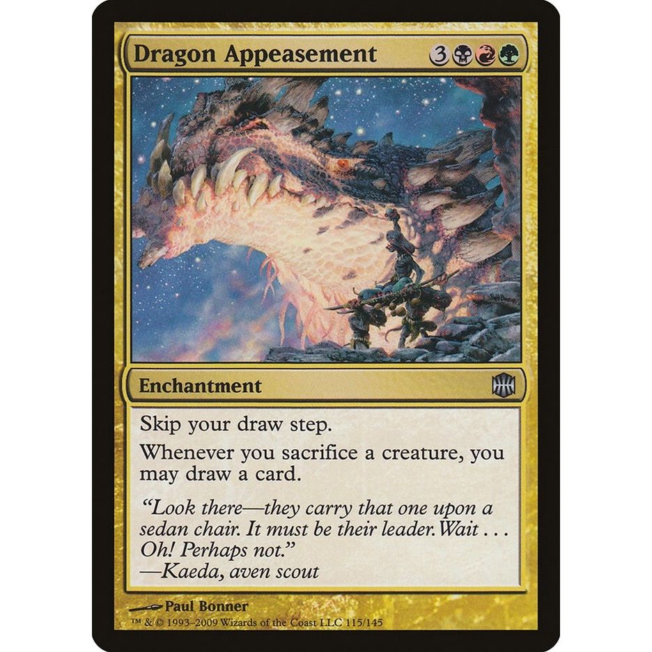 Image for Dragon Appeasement (115) (ARB) - Magic: The Gathering