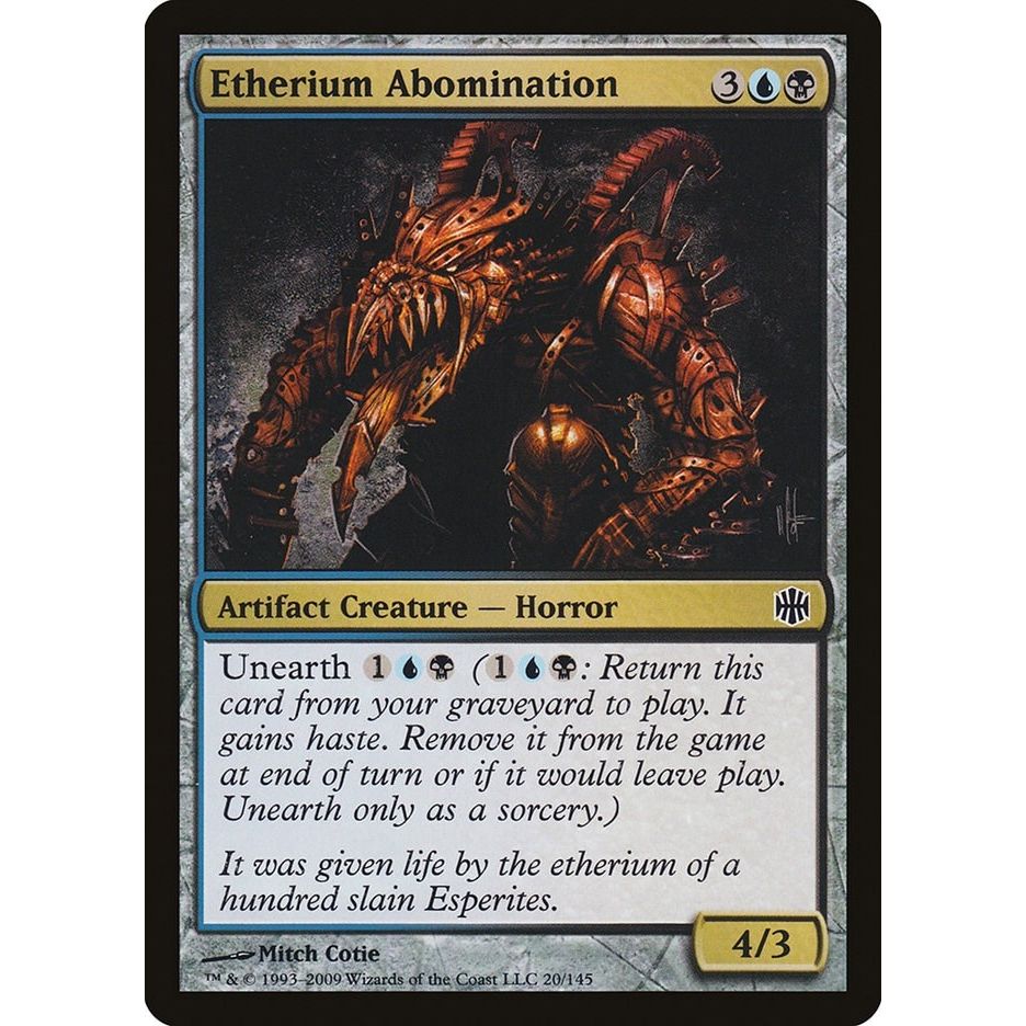 Image for Etherium Abomination (20) (ARB) - Magic: The Gathering
