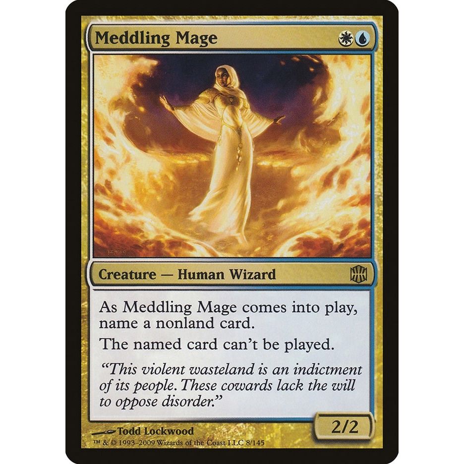 Image for Meddling Mage (8) (ARB) - Magic: The Gathering