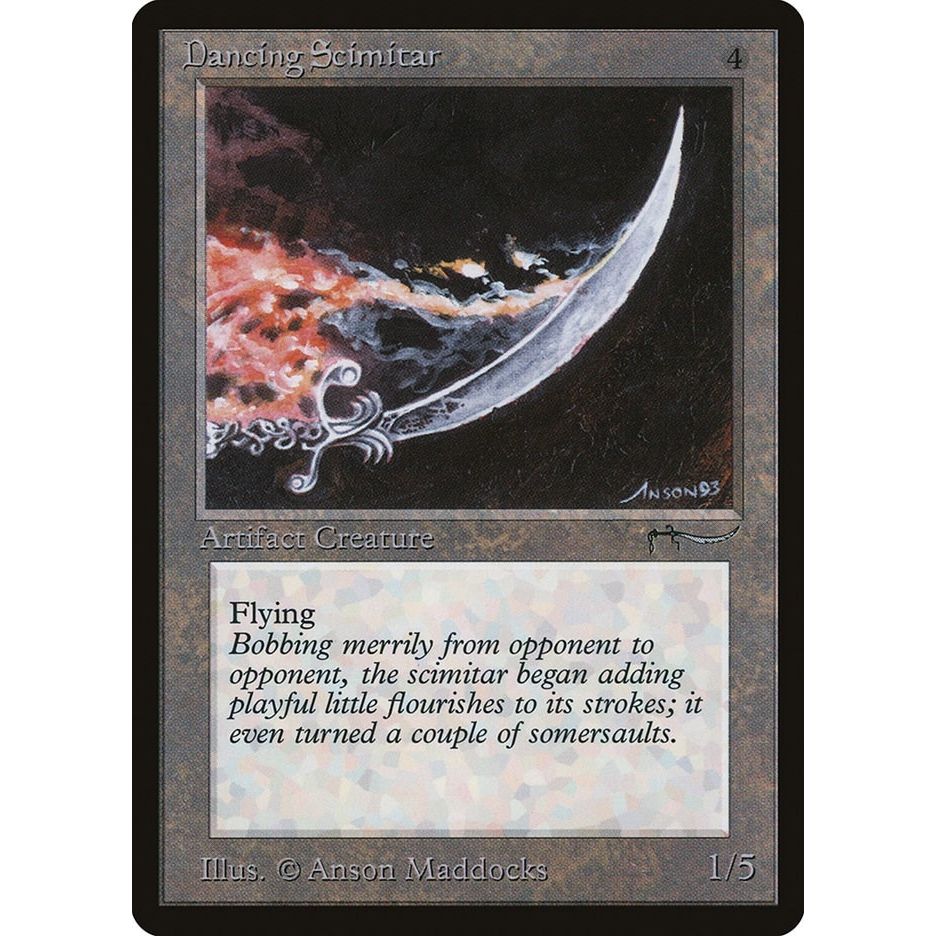 Image for Dancing Scimitar (ARN) - Magic: The Gathering