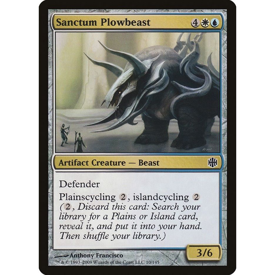 Image for Sanctum Plowbeast (10) (ARB) - Magic: The Gathering