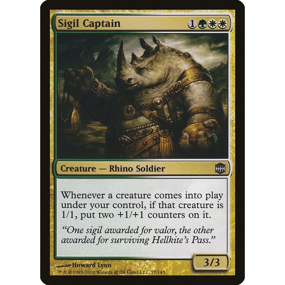 Image for Sigil Captain (77) (ARB) - Magic: The Gathering