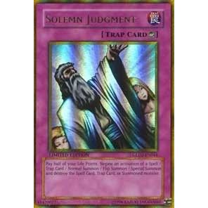Image for Solemn Judgment (GLD2-EN044) (GLD2) - YuGiOh
