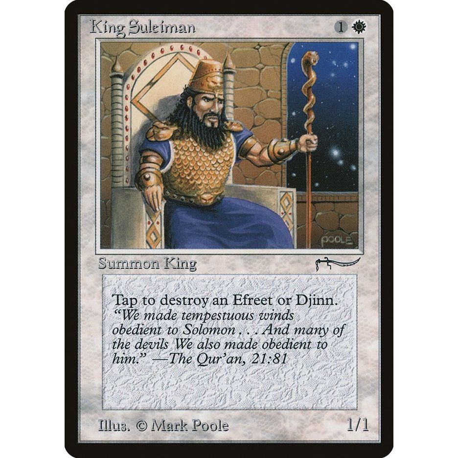 Image for King Suleiman (ARN) - Magic: The Gathering