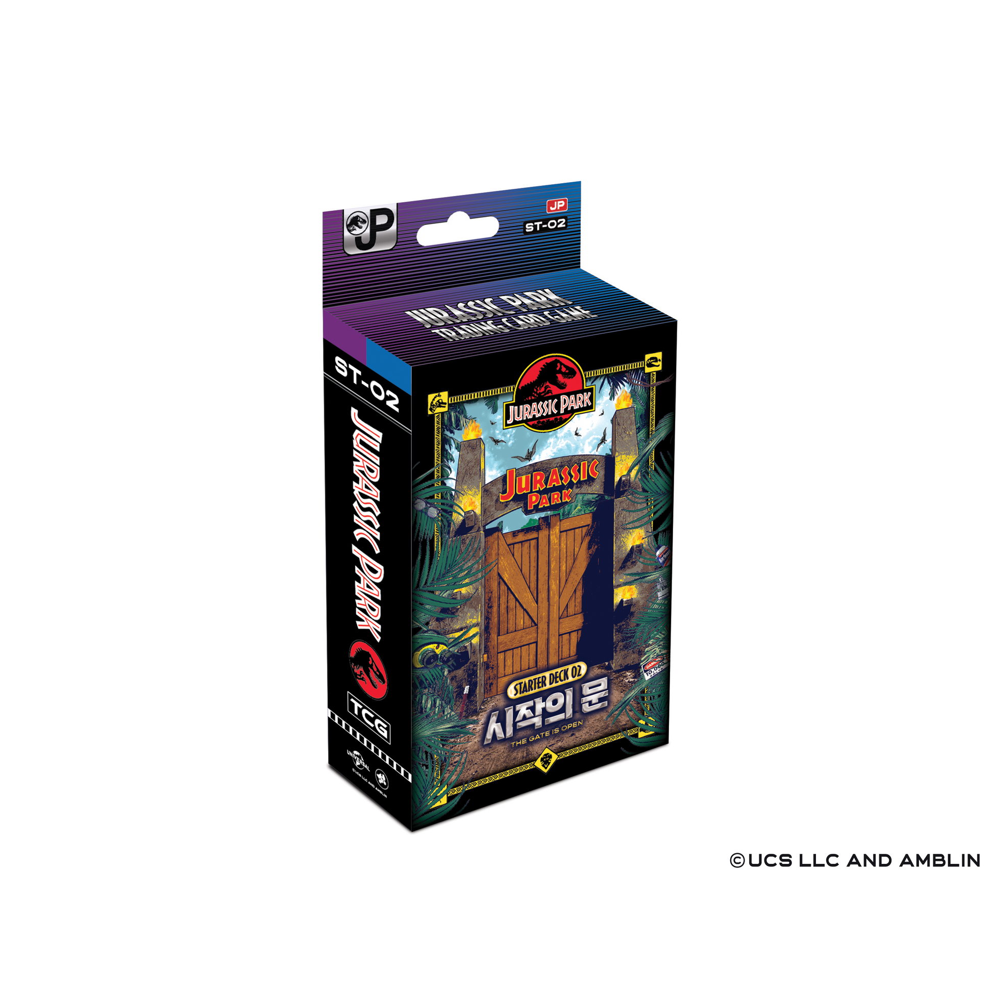 Jurassic Park TCG Starter Deck ST-02 The Gate is Open box