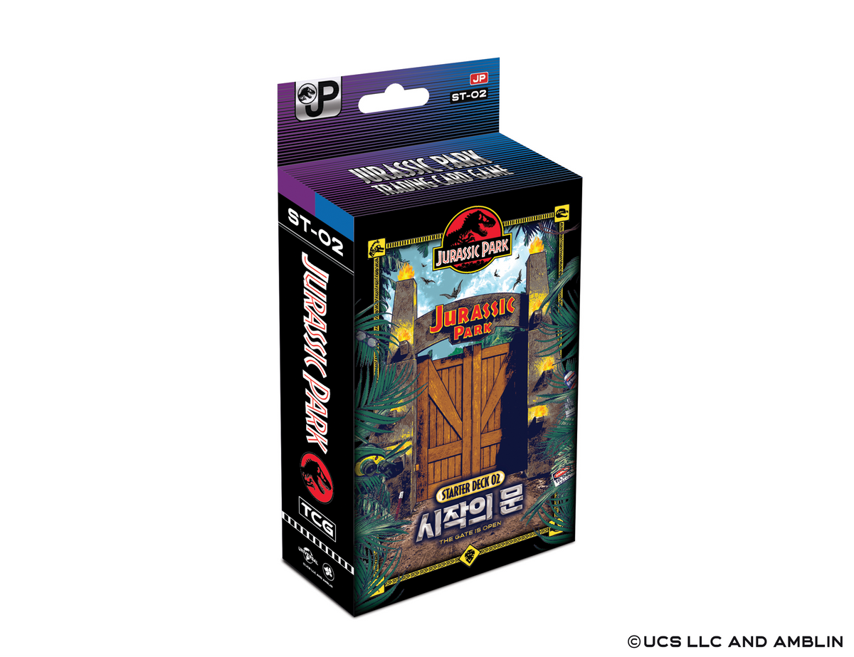 Jurassic Park TCG Starter Deck ST-02 The Gate is Open box