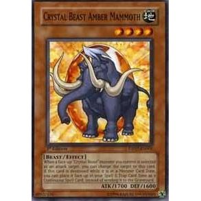 Image for Crystal Beast Amber Mammoth (DP07-EN005) (DP07) - YuGiOh