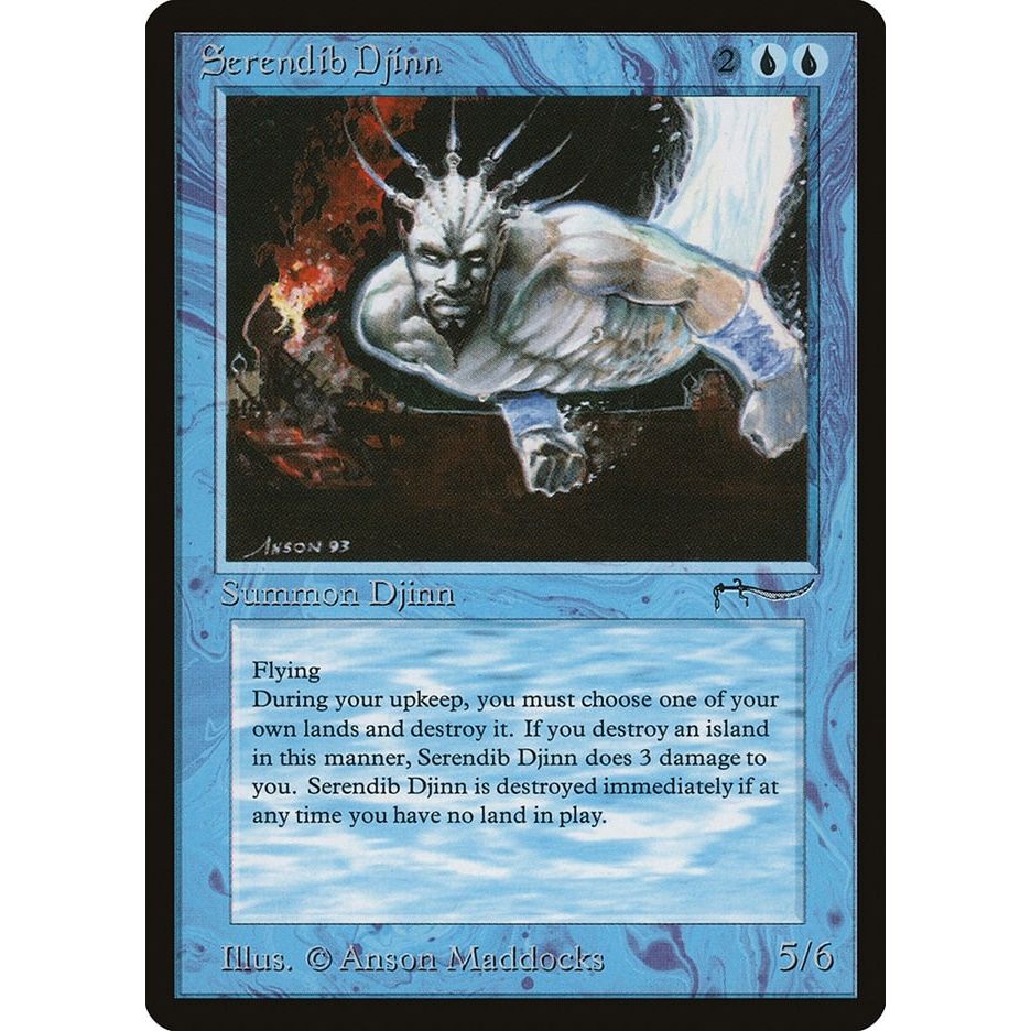 Image for Serendib Djinn (ARN) - Magic: The Gathering