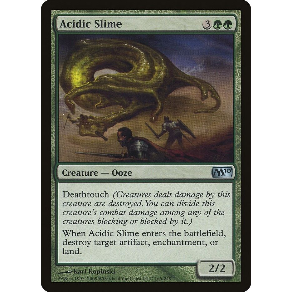 Image for Acidic Slime (165) (M10) - Magic: The Gathering