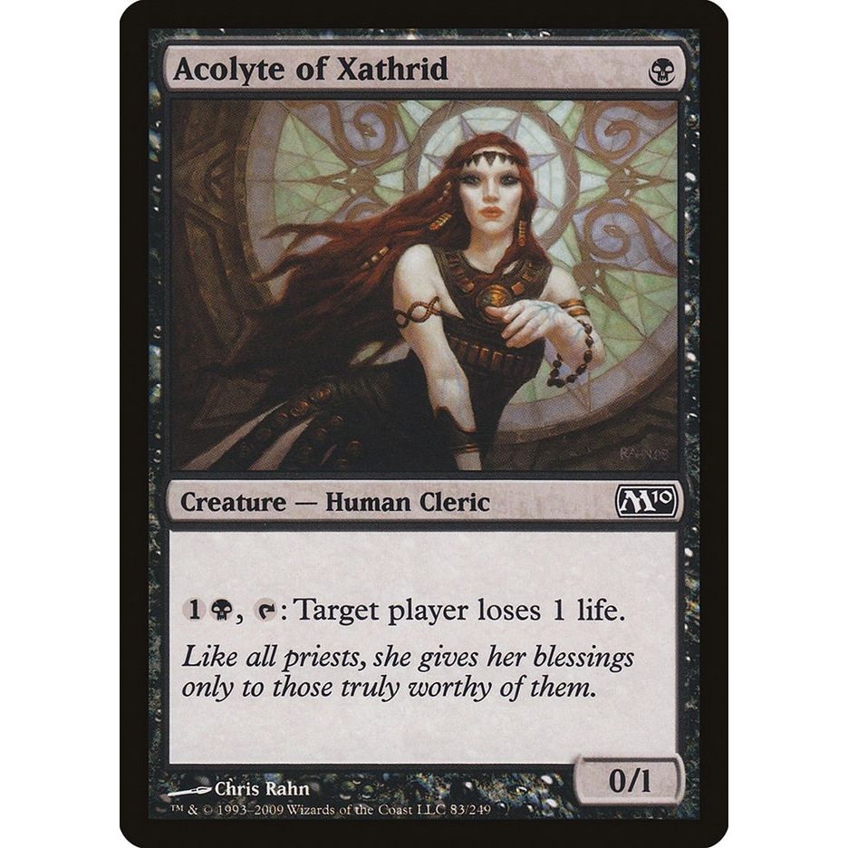 Image for Acolyte of Xathrid (83) (M10) - Magic: The Gathering
