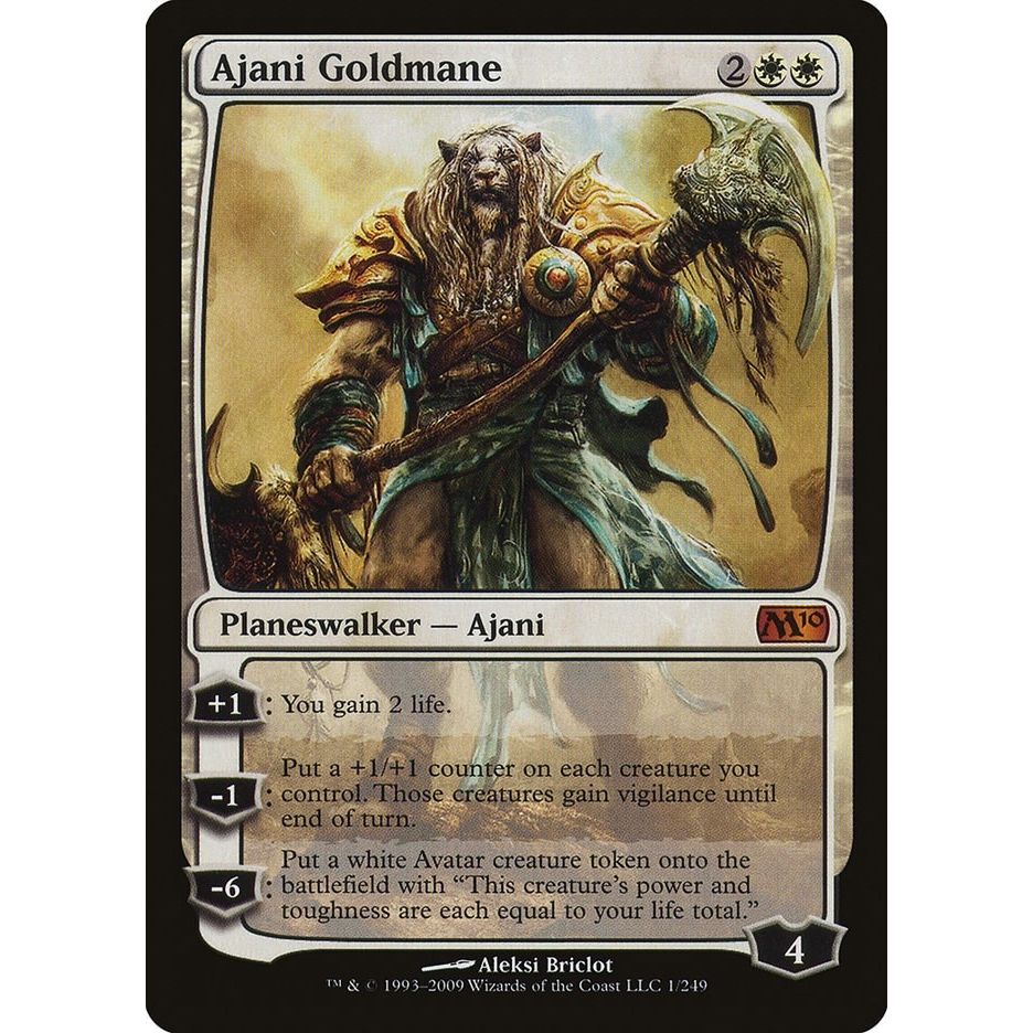 Image for Ajani Goldmane (1) (M10) - Magic: The Gathering